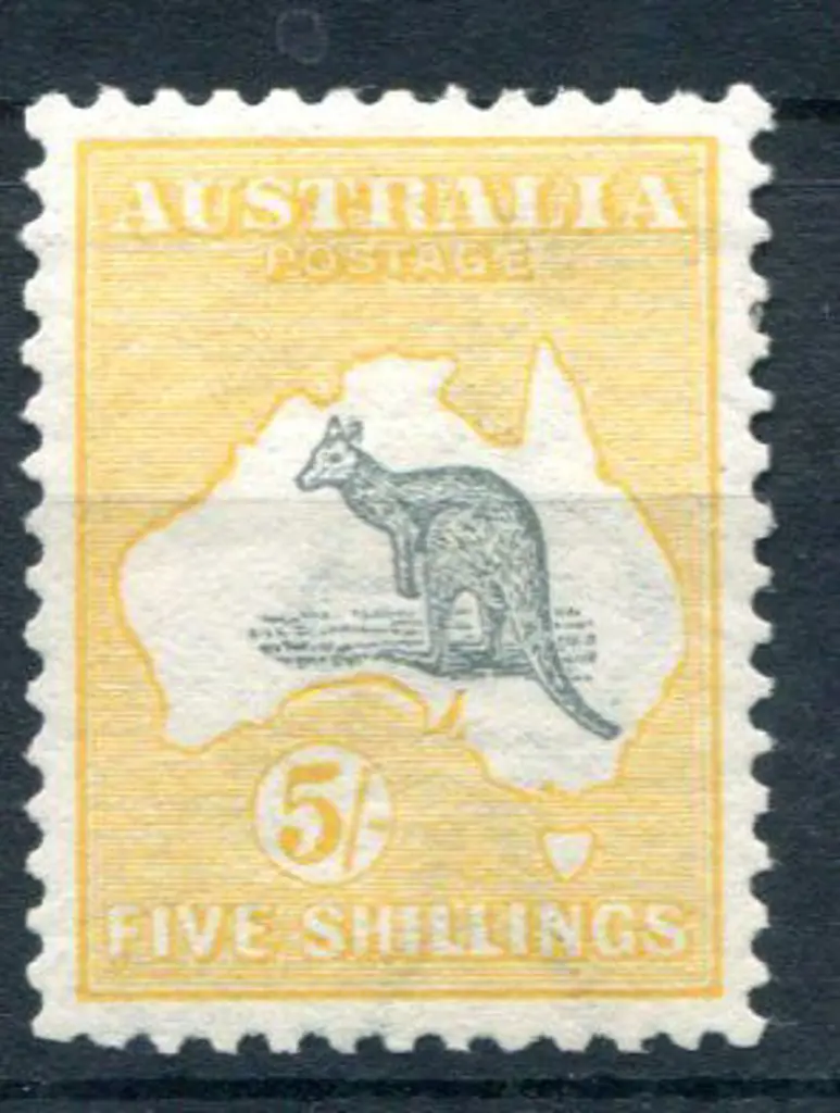 5/- grey & chrome with "white line adjacent to ... Image 1++