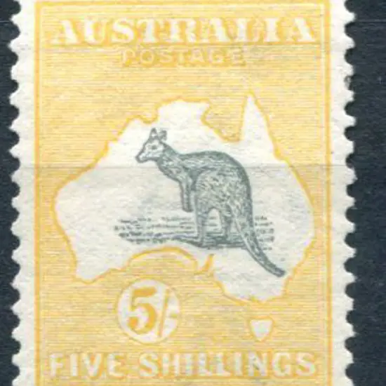5/- grey & chrome with "white line adjacent to ...