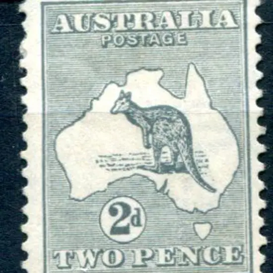 2d grey. Fine MLH/MH, centred slightly right. SG ...