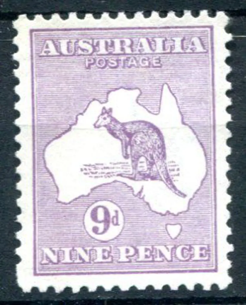 9d pale violet. MNG but well centred. ACSC 26B, ... Image 1++