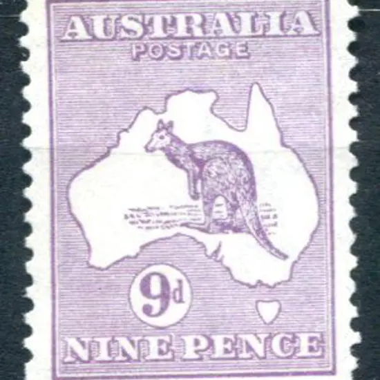 9d pale violet. MNG but well centred. ACSC 26B, ...