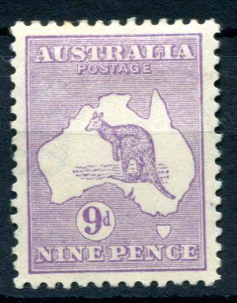 9d pale violet. MLH with perfect perfs & centring. ... Image 1++