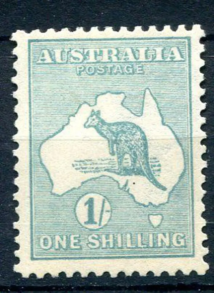 1/- bright blue-green. Fine MH, well centred. SG ... Image 1++