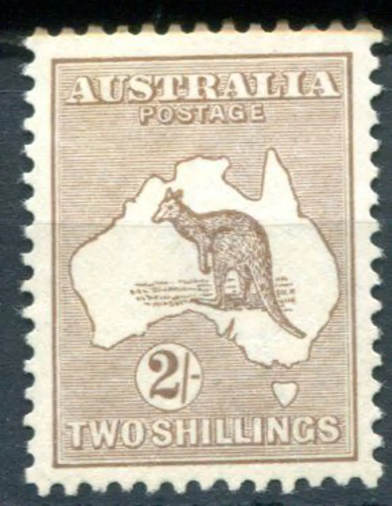 2/- light brown. Fine MLH & excellent in all ... Image 1++