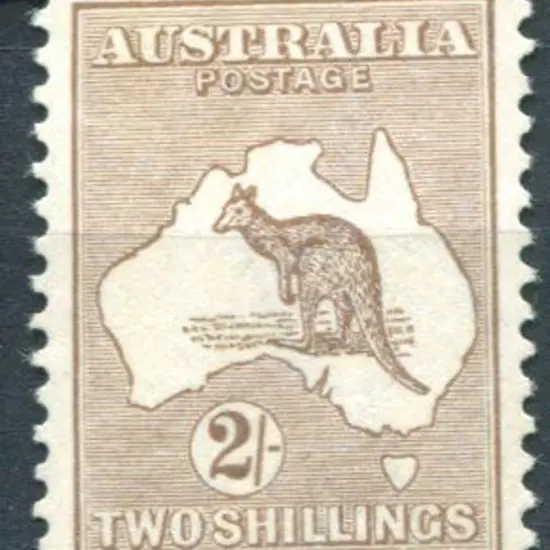 2/- light brown. Fine MLH & excellent in all ...