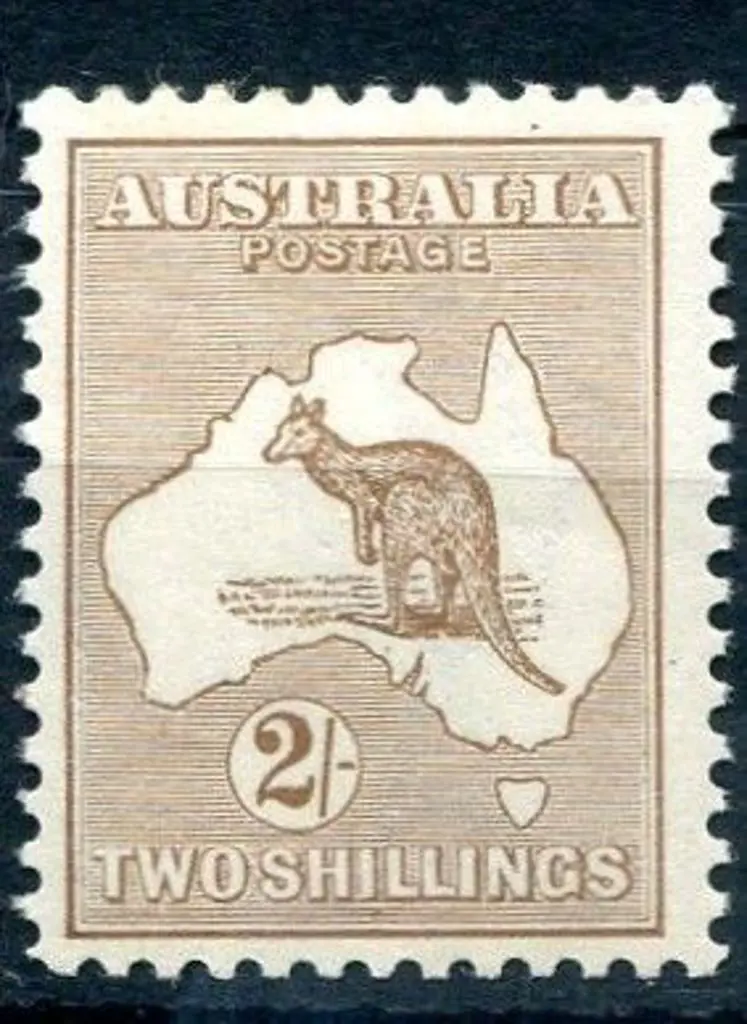 2/- light brown. MUH with very slightly toned gum ... Image 1++