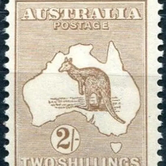 2/- light brown. MUH with very slightly toned gum ...