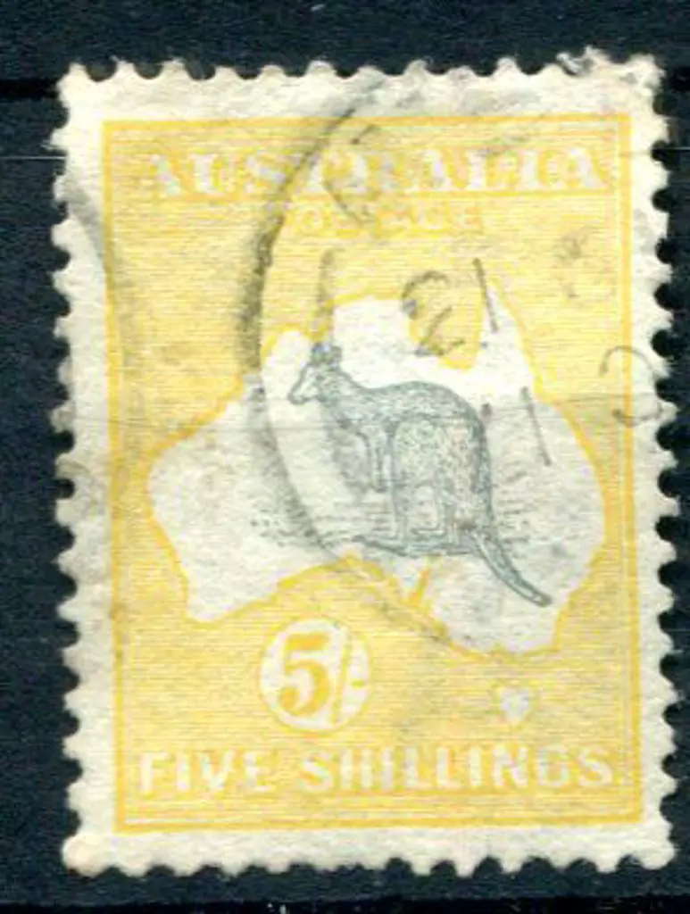5/- grey & chrome with "Spencer's Gul elongated & ... Image 1++