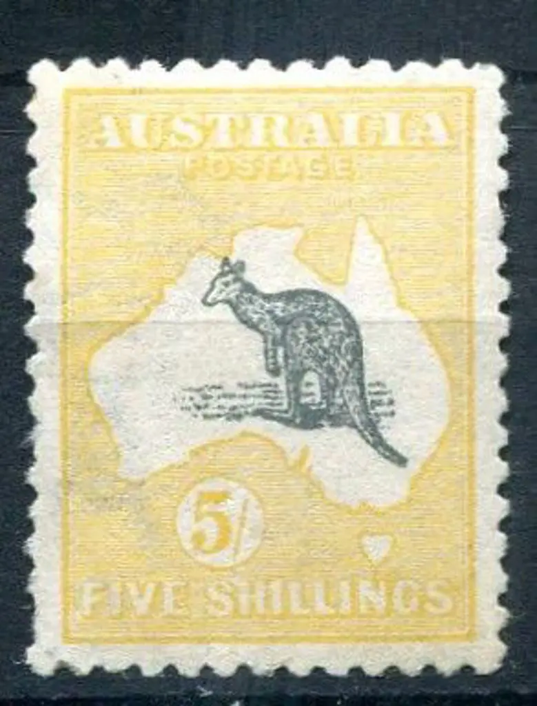 5/- deep grey & chrome. MVLH with minor perf ... Image 1++