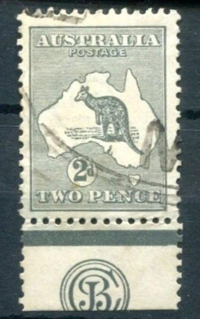 2d grey Die I with "JBC" monogram. Fine used & ... Image 1++