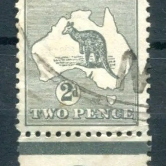 2d grey Die I with "JBC" monogram. Fine used & ...