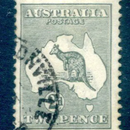 2d bluish-grey, Die IIA with inverted wmk. Fine ...