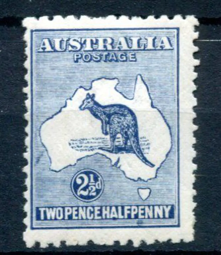2½d blue with "Retouches left of SW Western ... Image 1++