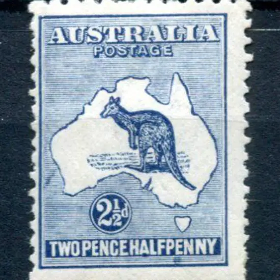 2½d blue with "Retouches left of SW Western ...