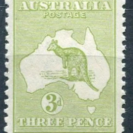 3d olive-green, Die I. Fine MUH, centred a little ...
