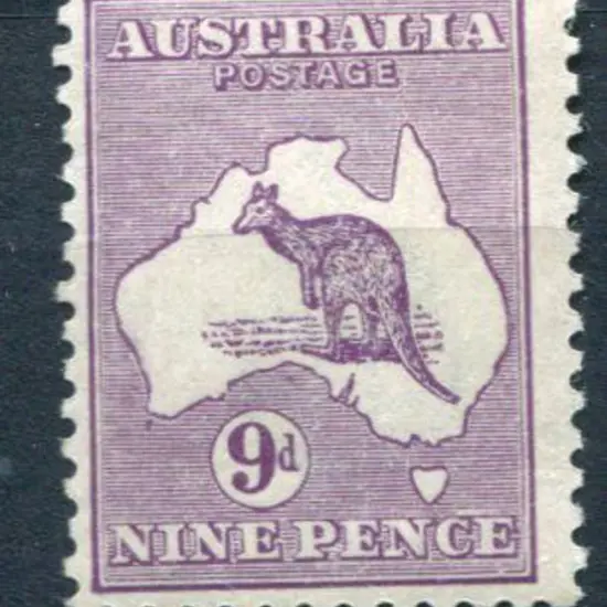 9d violet Die IIB with inverted wmk. Fresh MVLH & ...