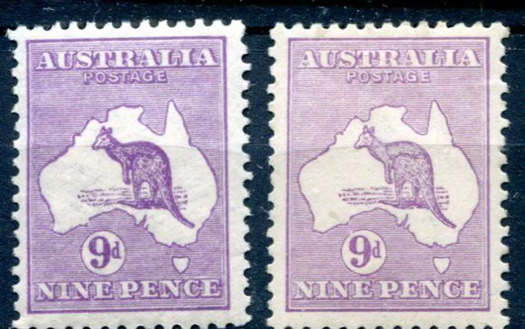 9d violet & 9d pale violet, Die II. Both well ... Image 1++
