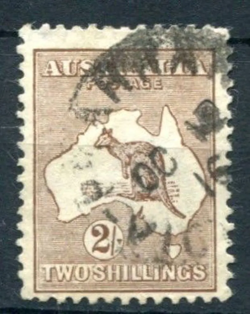 2/- brown with inverted wmk. Good to fine used ... Image 1++