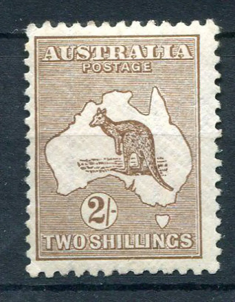 2/- brown. MUH with slightly toned/aged gum but ... Image 1++