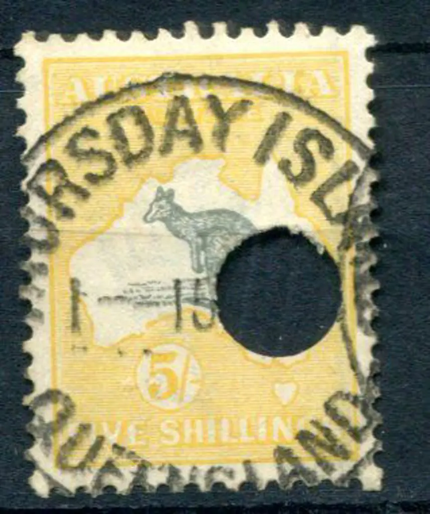 5/- grey black & chrome with Telegraph puncture. ... Image 1++