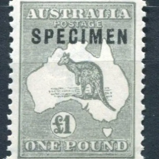 £1 grey ovptd "SPECIMEN" type C. Fresh MLH & ...