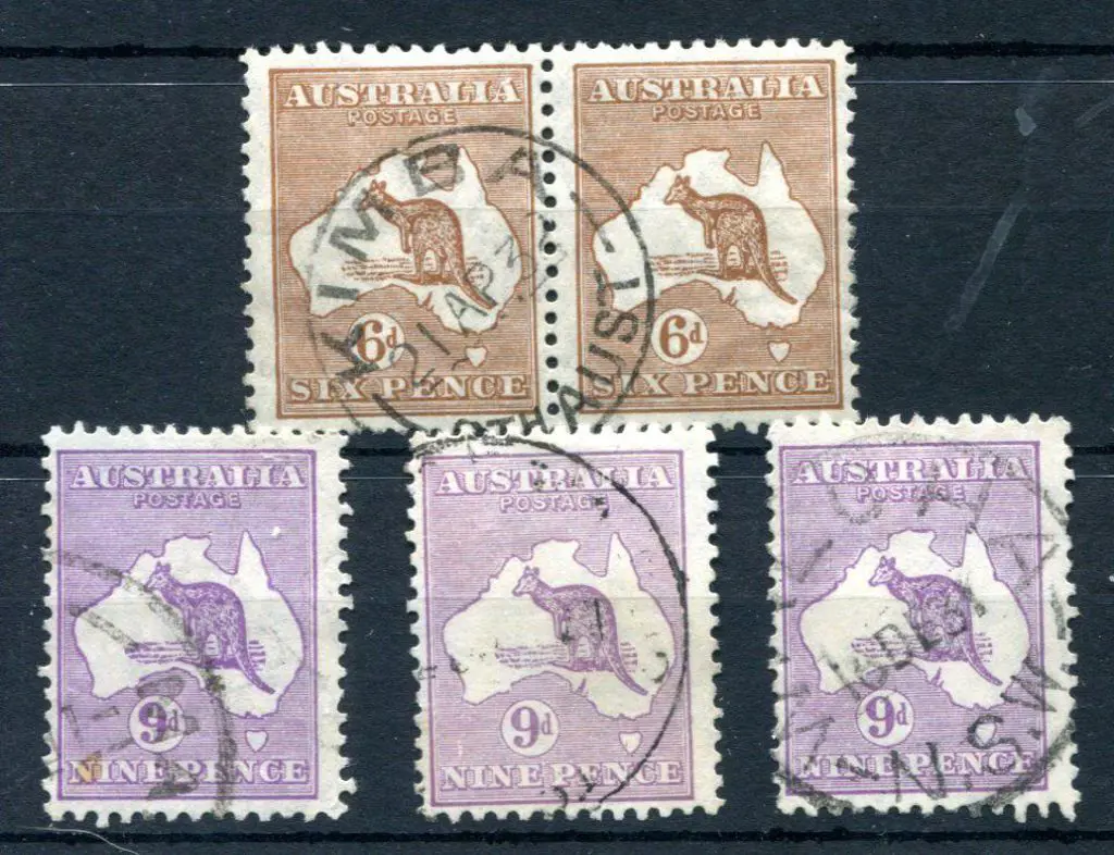 1929/30 Small Multiple Watermark 6d chestnut ... Image 1++