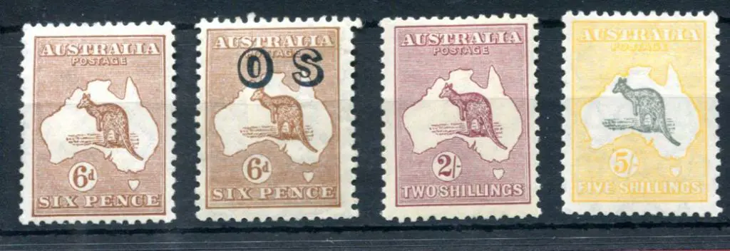 1929/30 Small Multiple Watermark 6d chestnut plus ... Image 1++