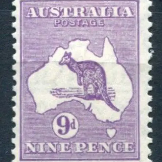 1929/30 Small Multiple Watermark 9d violet. MVLH & ...