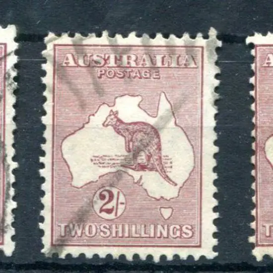 1929/30 Small Multiple Watermark 2/- maroon with ...