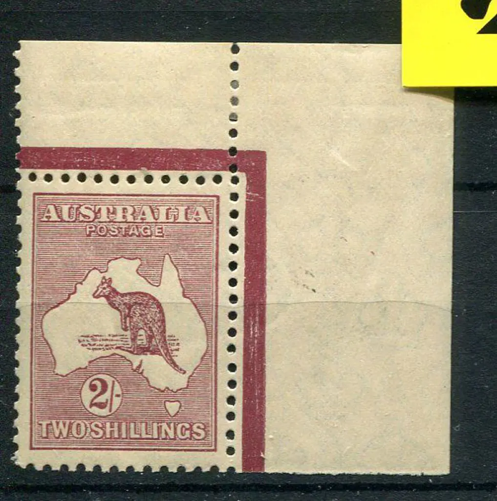 1929/30 Small Multiple Watermark 2/- pale maroon ... Image 1++