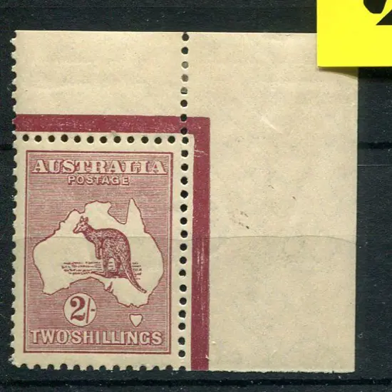1929/30 Small Multiple Watermark 2/- pale maroon ...