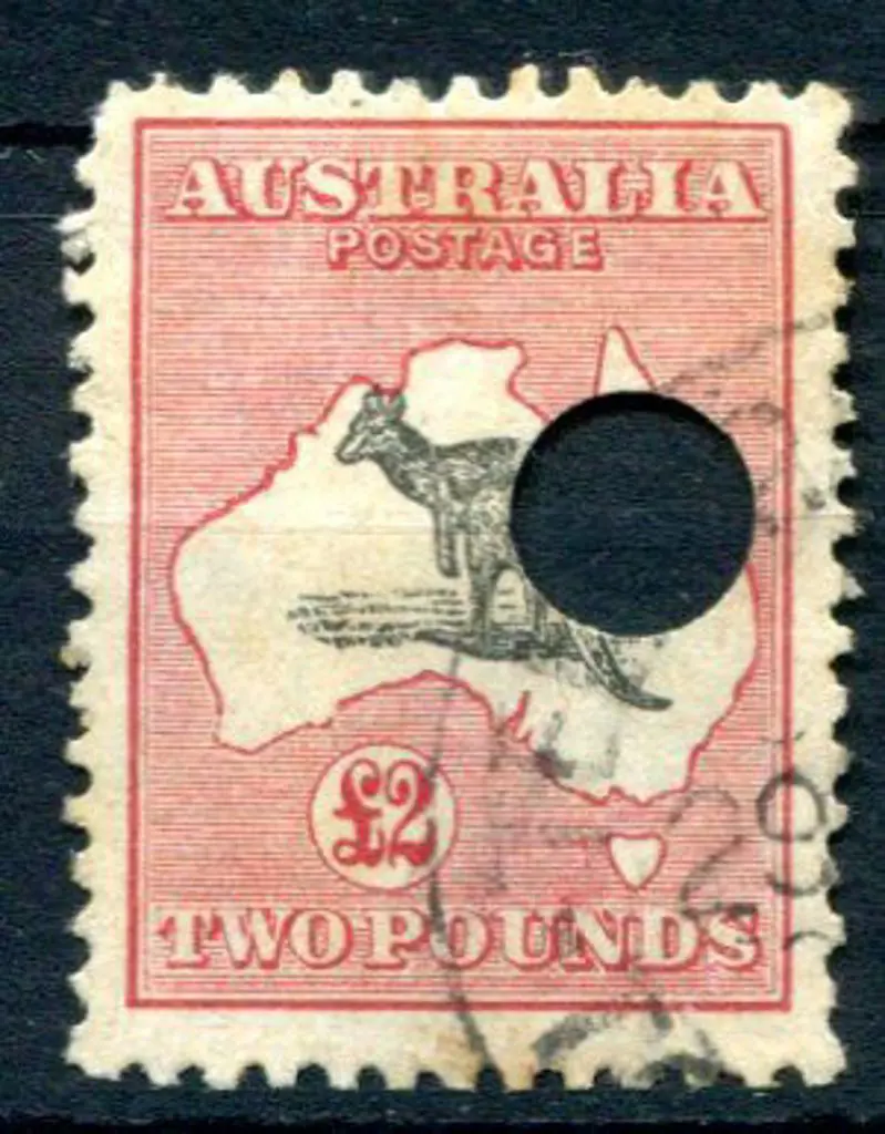 1929/30 Small Multiple Watermark £2 grey & ... Image 1++