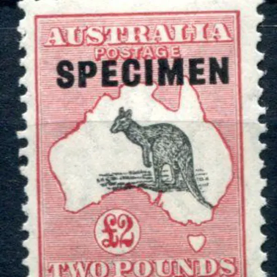 1929/30 Small Multiple Watermark £2 black & pale ...