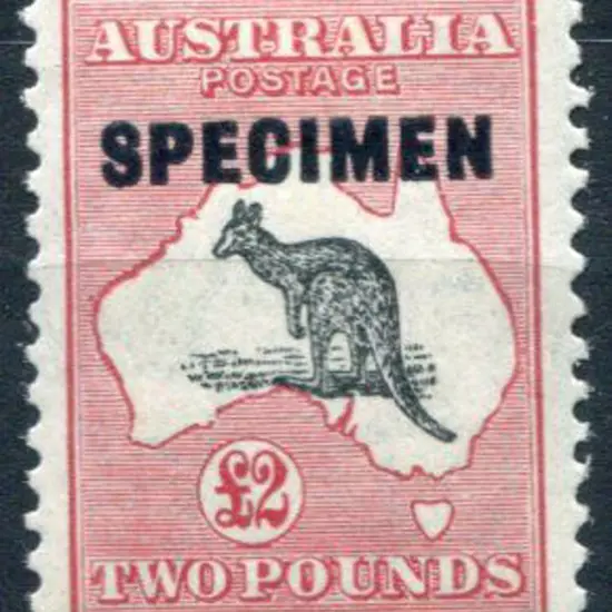 1929/30 Small Multiple Watermark £2 black & pale ...