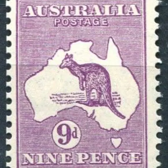 1931-47 CofA 9d deep bright violet. Fine MUH & ...