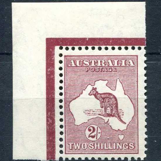 1931-47 CofA 2/- maroon with "chopped neck ...