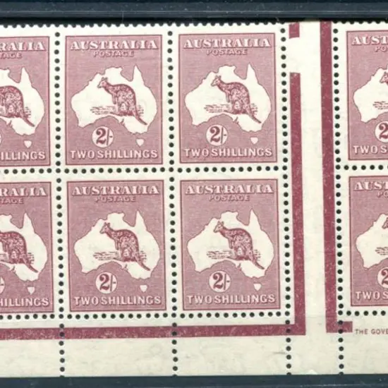 1931-47 CofA 2/- maroon redrawn Die (1945) in "By ...