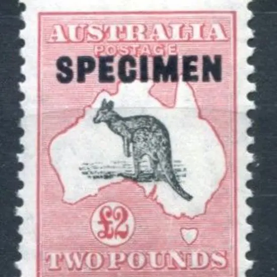1931-47 CofA £2 grey & rose-crimson ovptd ...
