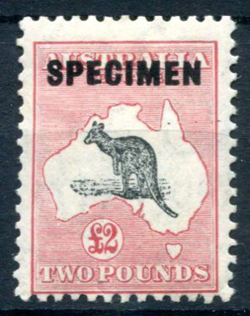 1931-47 CofA £2 grey & rose-crimson ovptd ... Image 1++
