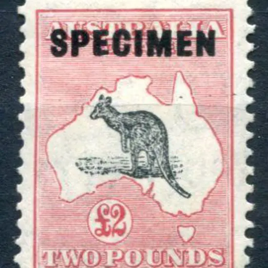 1931-47 CofA £2 grey & rose-crimson ovptd ...