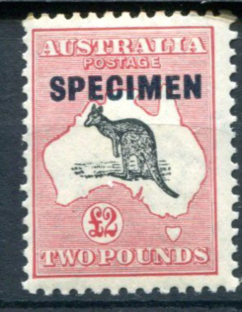 1931-47 CofA £2 grey & rose-crimson ovptd ... Image 1++