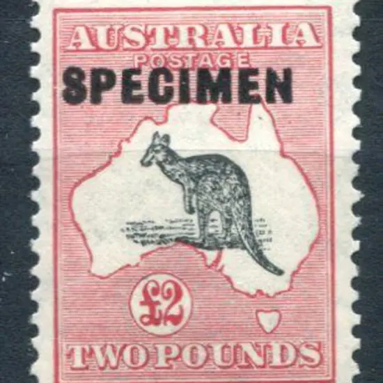 1931-47 CofA £2 grey & rose-crimson ovptd ...