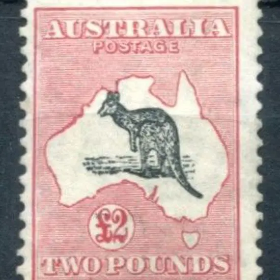 1931-47 CofA £2 grey-black & rose-crimson with ...