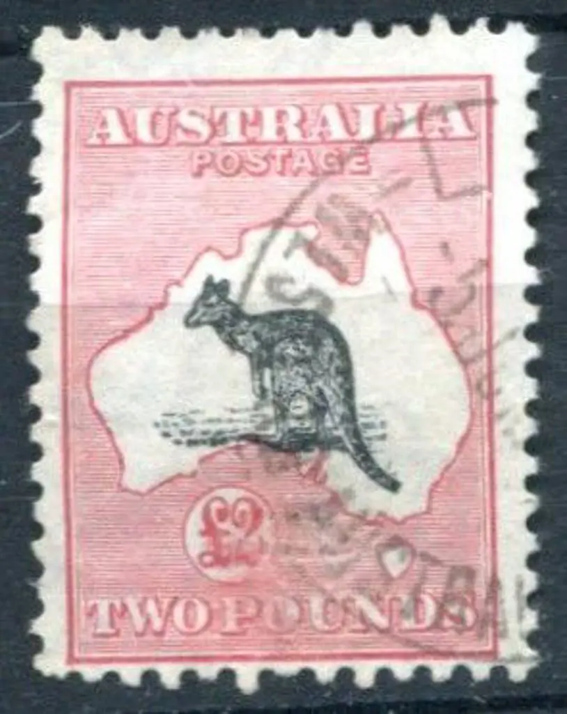1931-47 CofA £2 grey-black & rose-crimson. Fine ... Image 1++