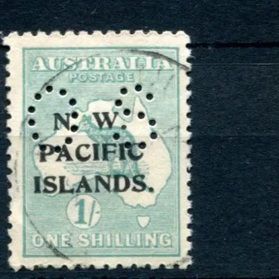1919/23 3d, 1/- & 2/- kangaroos perfined "OS". ...