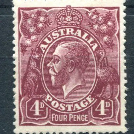 1920-21 Colour Trials 1920 (31st Dec) 4d deep ...