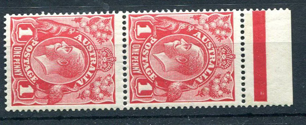 1914-20 Single watermark 1d carmine-red as above ... Image 1++