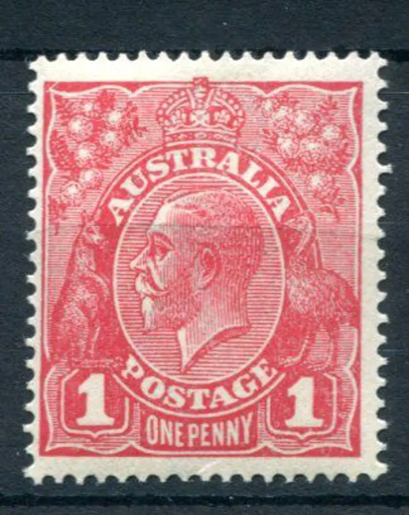 1914-20 Single watermark 1d carmine-red, Die III ... Image 1++