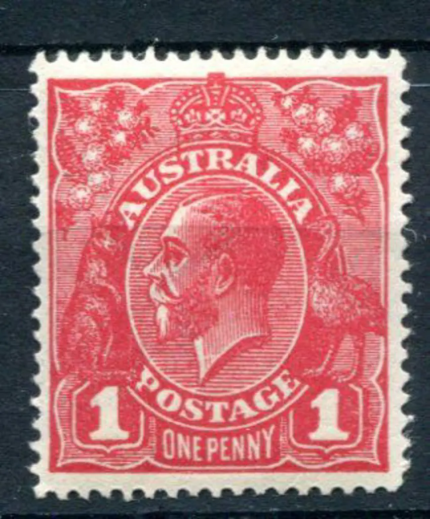 1914-20 Single watermark 1d carmine-red, Die III ... Image 1++
