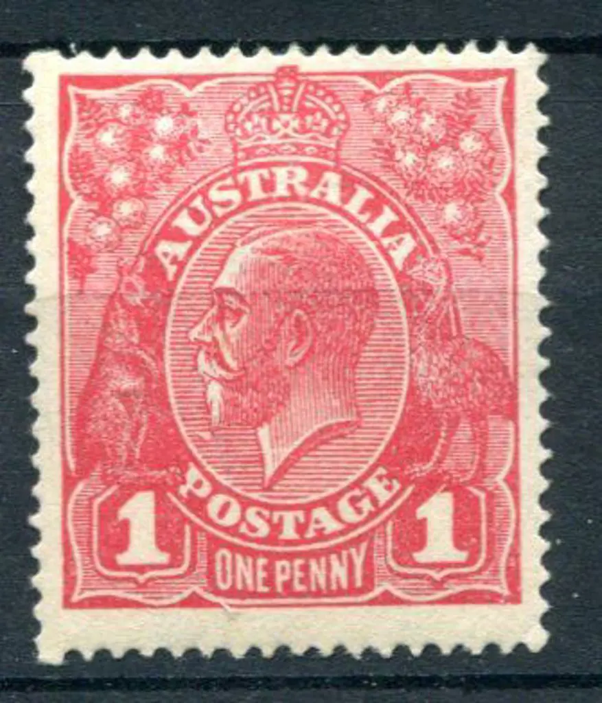 1914-20 Single watermark 1d carmine-red, Die III ... Image 1++